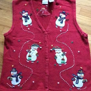 Christmas sweater vest
